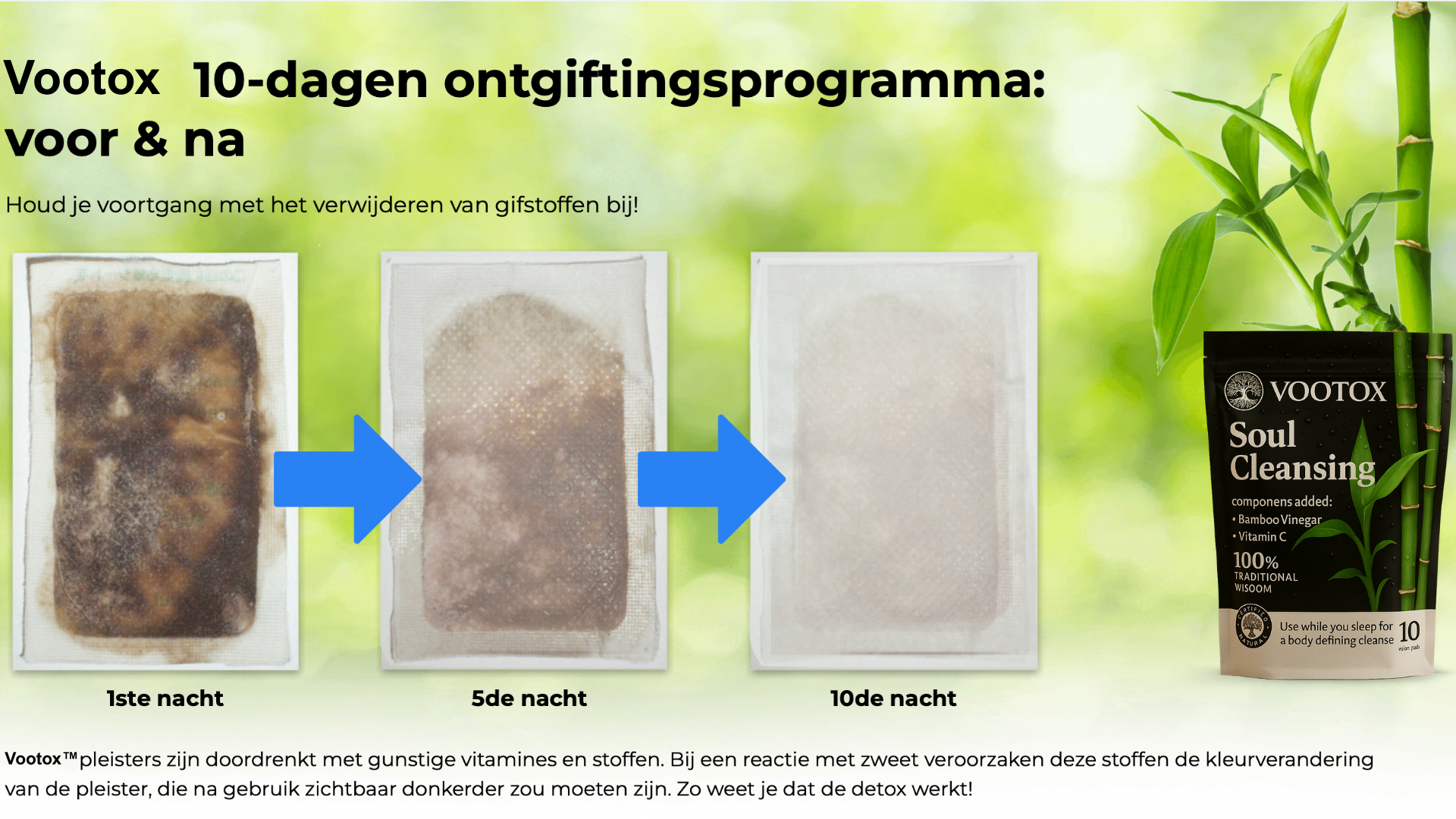 Vootox™ Bamboo pads | Pure Balance Ontgiftende Voetpleisters